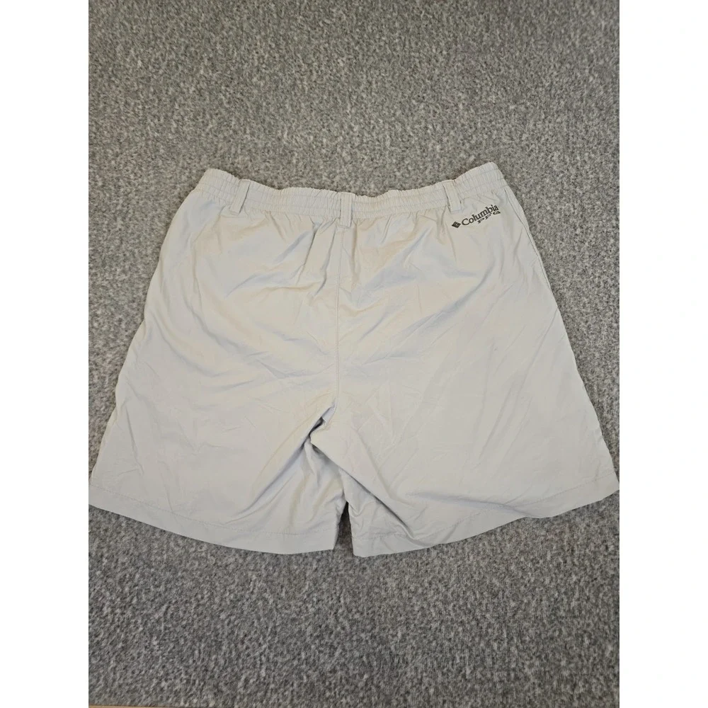 Columbia PFG Omni Shade Shorts Size Youth XL 18/20 Gray Lined Hiking Swim Trunks